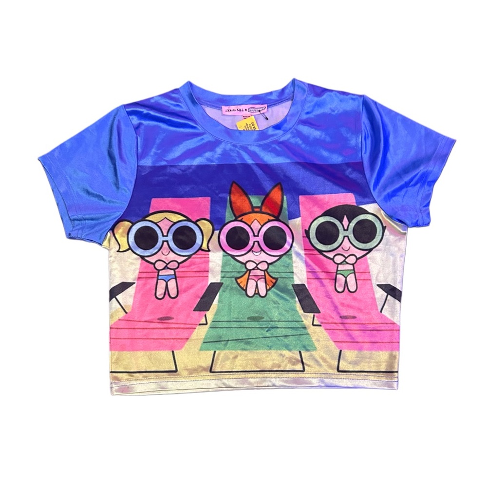 Dolls Kill Blue Powerpuff Girls Tee